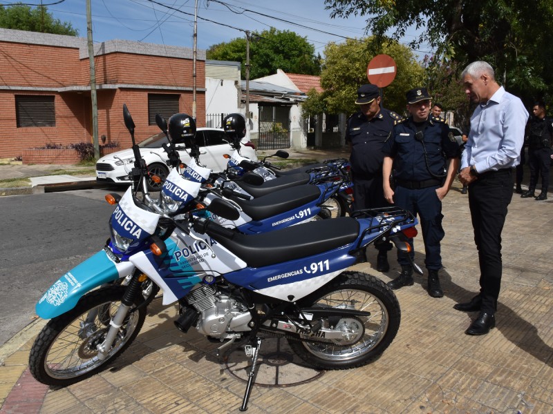 El Municipio sumó cuatro motos a través del Fondo Municipal de Seguridad