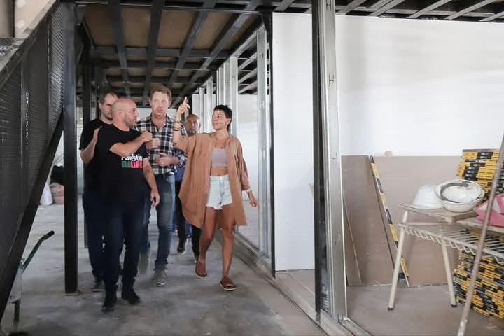 Quilmes: Mayra Mendoza recorrió obras de refacción y ampliación en la EES Nº 16 de Quilmes Oeste