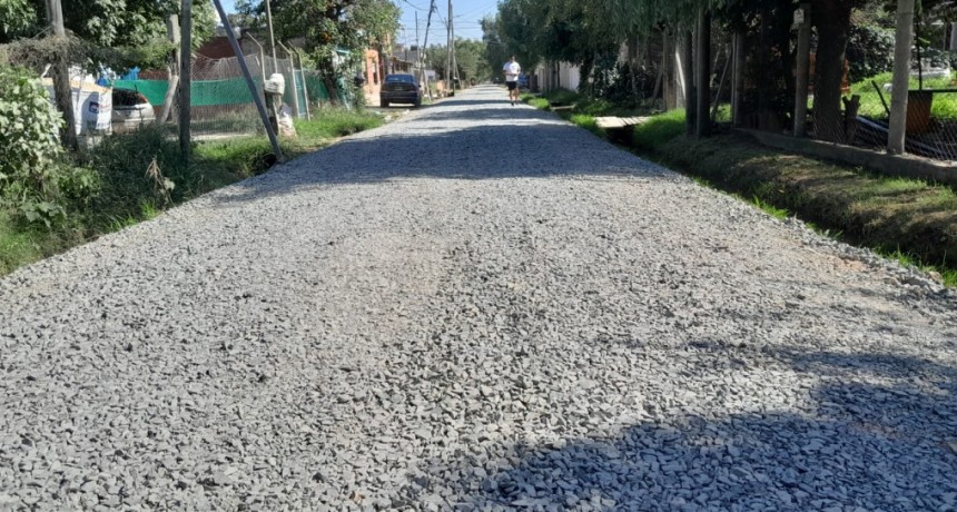 Pte. Perón: el Municipio invierte en el Plan de mejorado de calles de ripio
