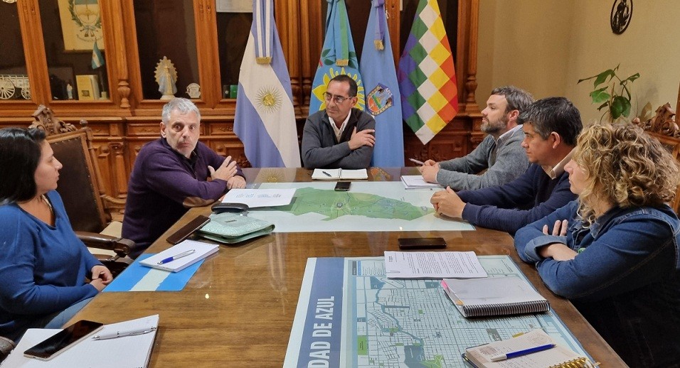 Azul: Sombra se reunió con autoridades del Consejo Provincial de Educación y Trabajo