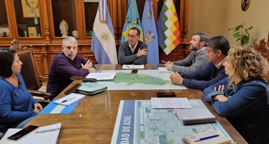 Azul: Sombra se reunió con autoridades del Consejo Provincial de Educación y Trabajo