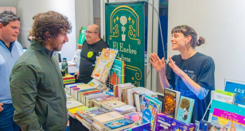 Juan Andreotti inauguró la Feria del Libro Regional de San Fernando