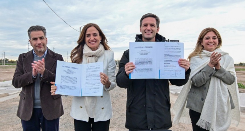 MANTEGAZZA Y TOLOSA PAZ ACUERDAN LA CONSTRUCCION DE UN ESPACIO DE PRIMERA INFANCIA
