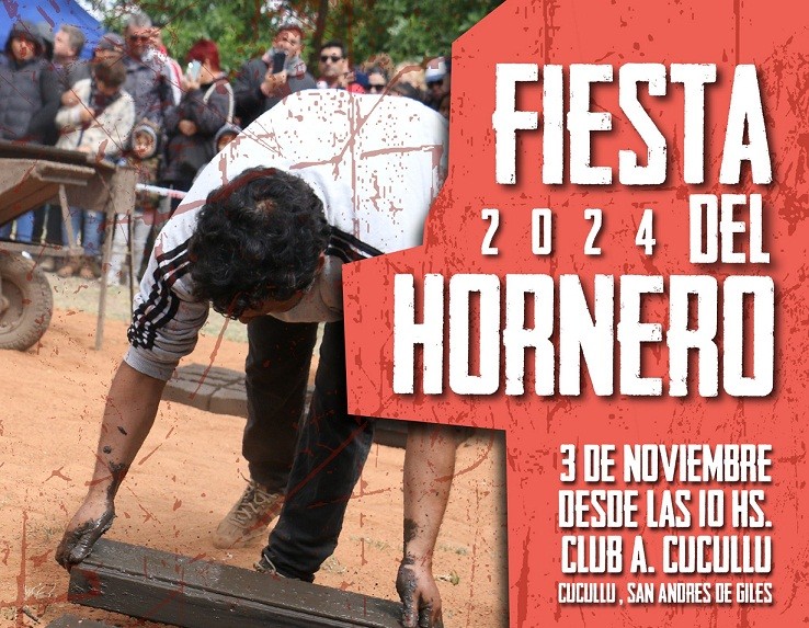 Giles tendrá la XII° Fiesta del Hornero en Cucullu en la edición 2024