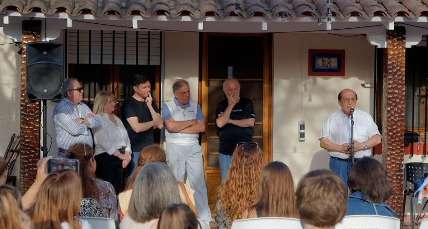 Nuevo espacio cultural en Ranelagh: Inauguraron la “Casa Maestro De Vicenzo”