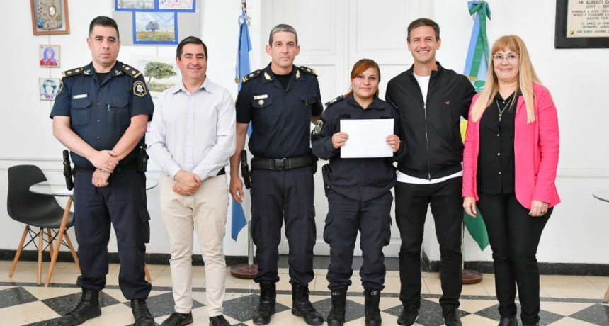 RECONOCIMIENTO DEL INTENDENTE MANTEGAZZA A EFECTIVOS PÚBLICOS DE SEGURIDAD